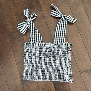 Crip top accordion stretch top